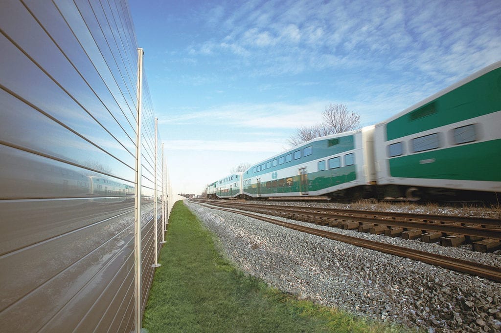 Railway-sound-barrier