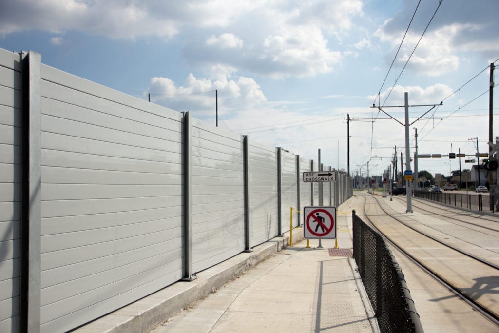 Railway-sound-barrier-wall