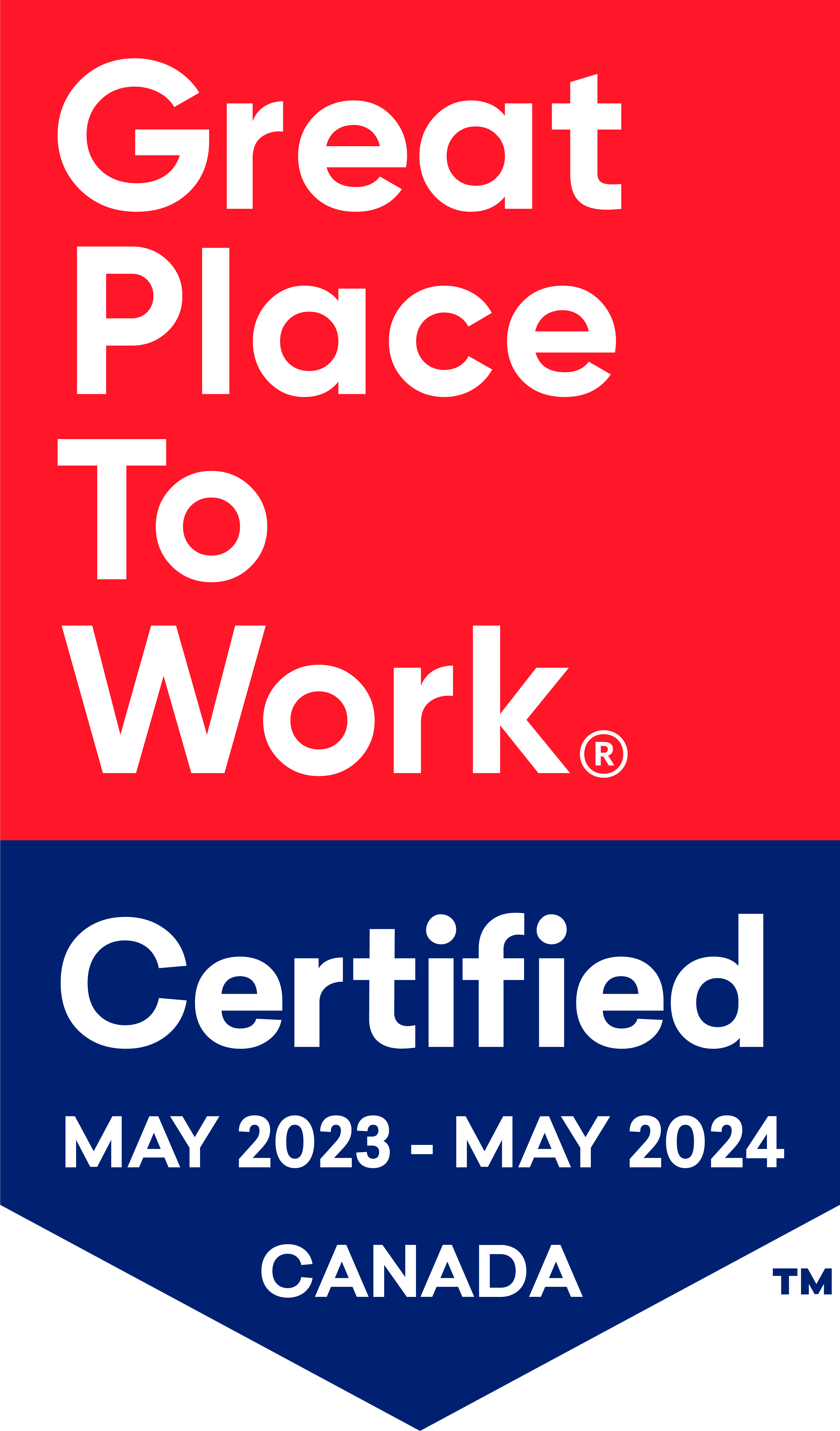 Great Place to Work® Certified logo
