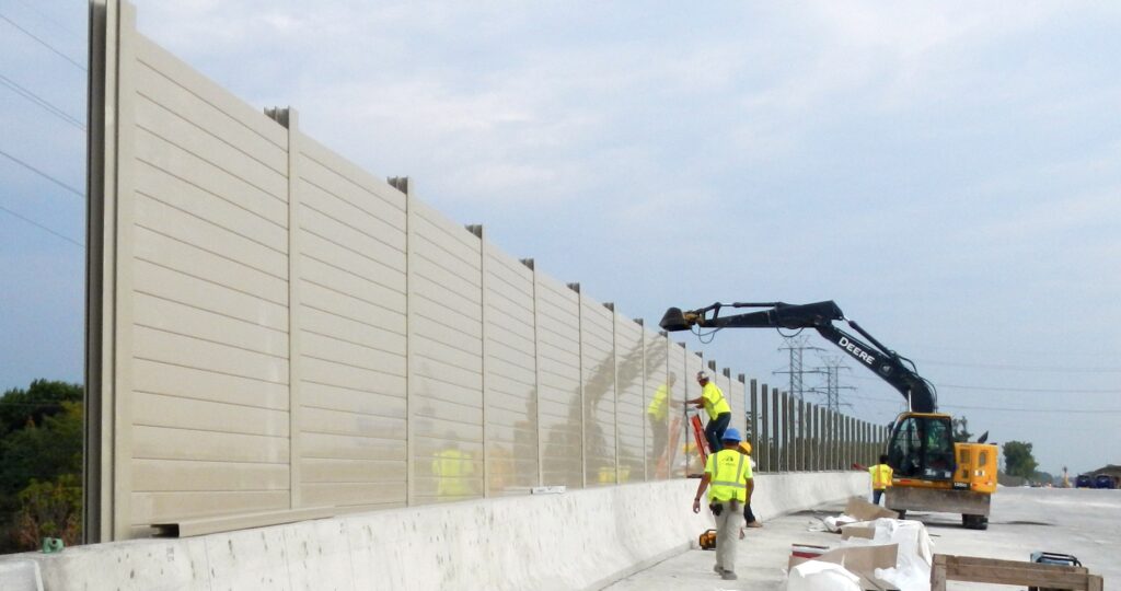 AIL sound barrier walls for the DOT jurisdiction