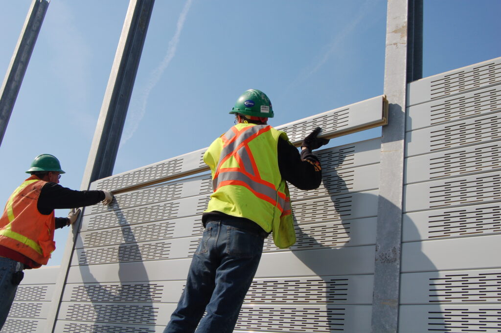 AIL sound barrier walls for the DOT jurisdiction