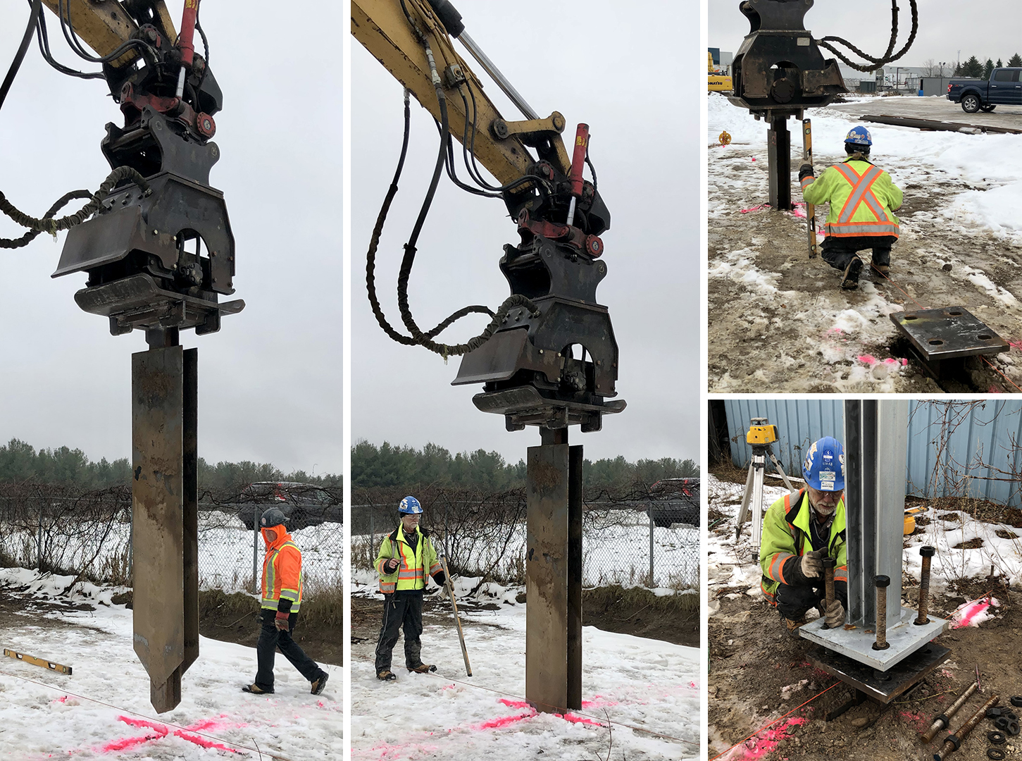 GeoSonic foundation installation sequence