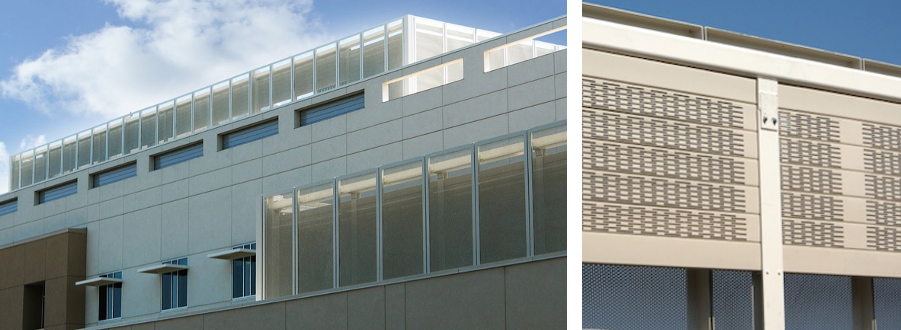 AIL Sound Walls integrates Silent Protector sound barriers with Sequoia Hospital’s existing roof structure