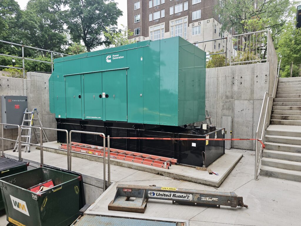 Installation view #1 of sound barrier wall generator surround