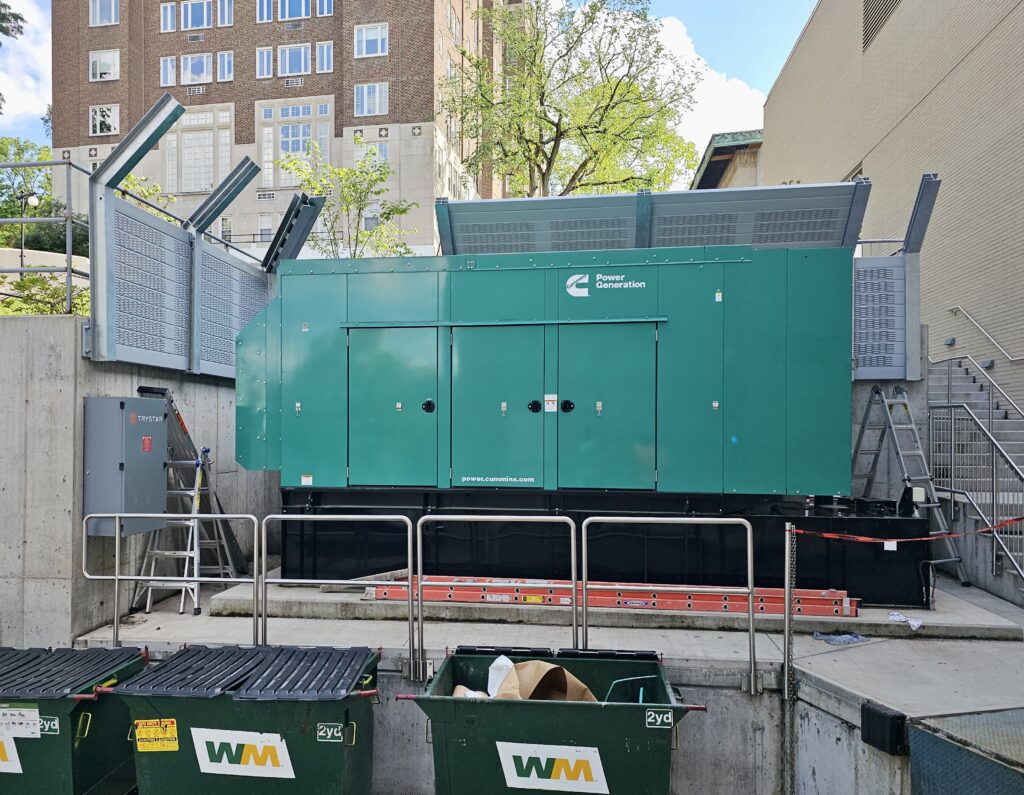 Installation view #4 of sound barrier wall generator surround